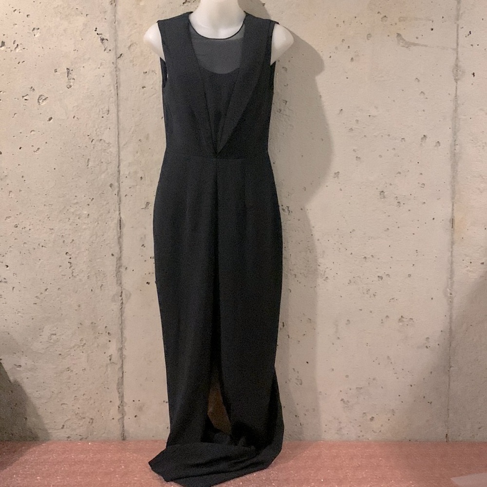 Madison Black Starry Night Short Sleeve Jumpsuit- Size XS